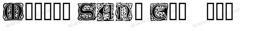 Morris Sans Com字体转换